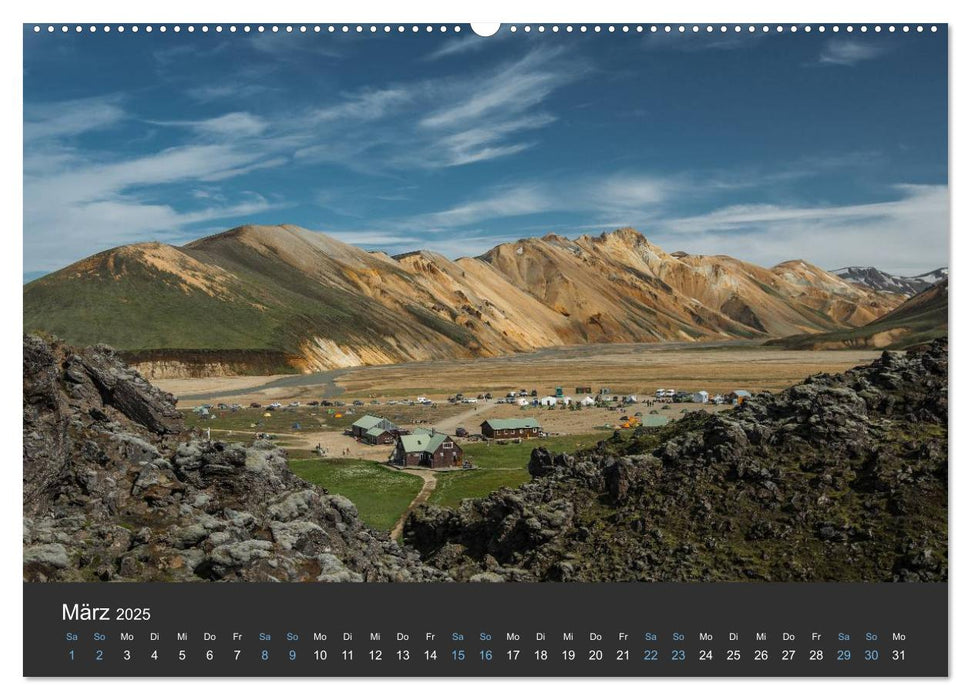 Island (CALVENDO Premium Wandkalender 2025)