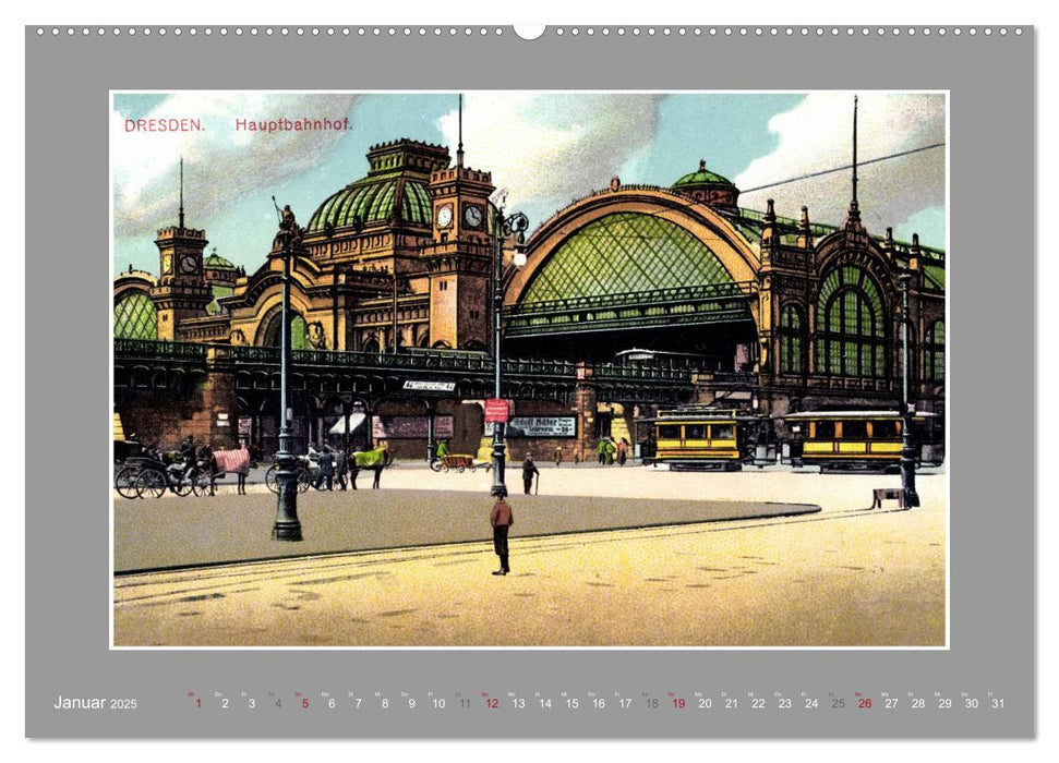 Historische Bahnhöfe (CALVENDO Premium Wandkalender 2025)