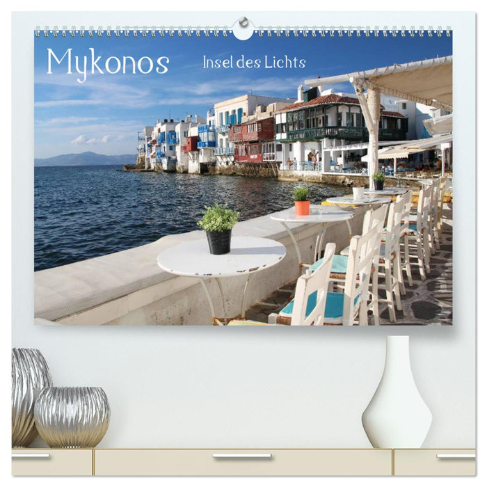 Mykonos - Insel des Lichts (CALVENDO Premium Wandkalender 2025)
