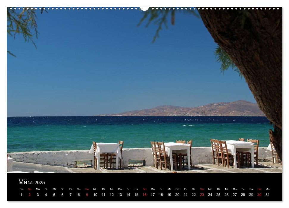 Mykonos - Insel des Lichts (CALVENDO Premium Wandkalender 2025)