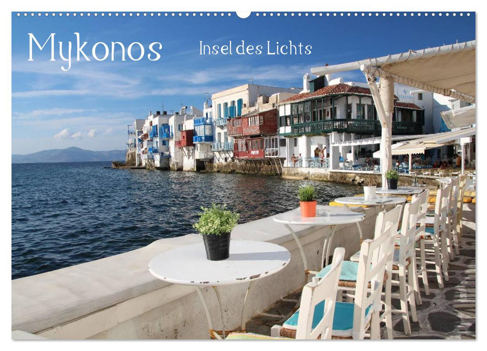 Mykonos - Insel des Lichts (CALVENDO Wandkalender 2025)