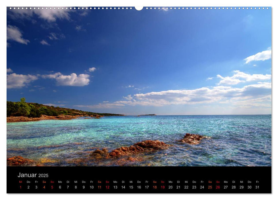 Sardinien (CALVENDO Premium Wandkalender 2025)