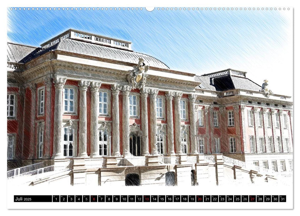 Potsdam Kalender (CALVENDO Premium Wandkalender 2025)