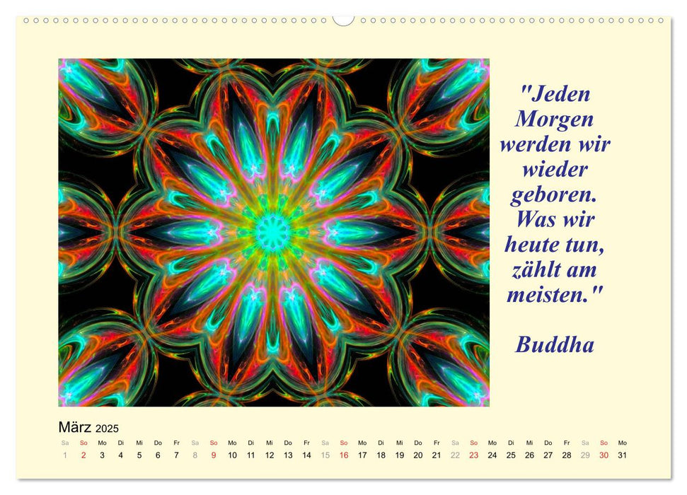 Meditation - Asiatische Weisheiten (CALVENDO Premium Wandkalender 2025)