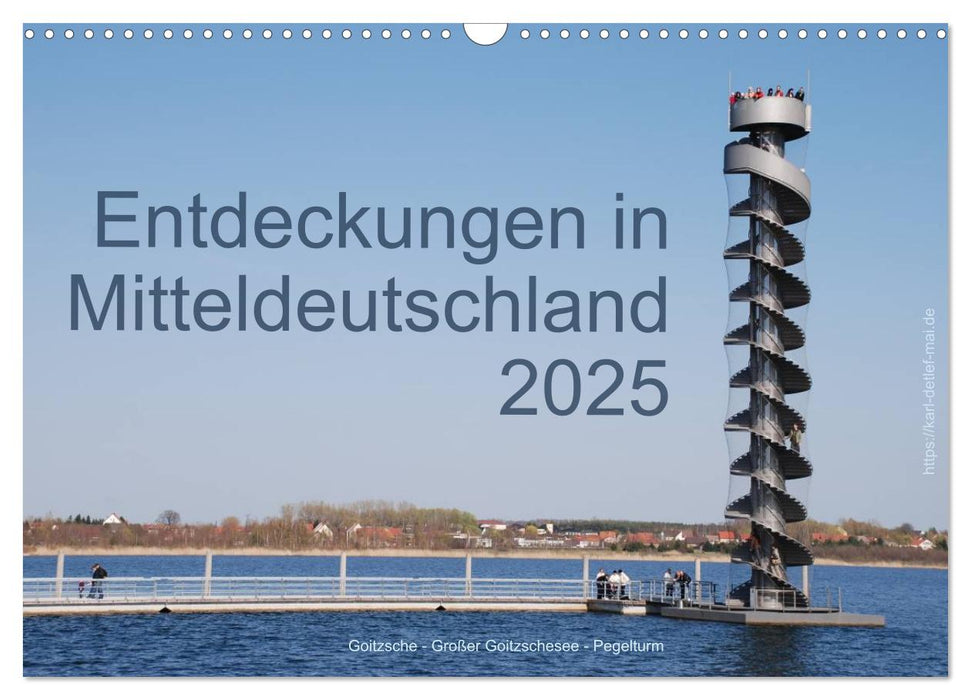 Entdeckungen in Mitteldeutschland (CALVENDO Wandkalender 2025)