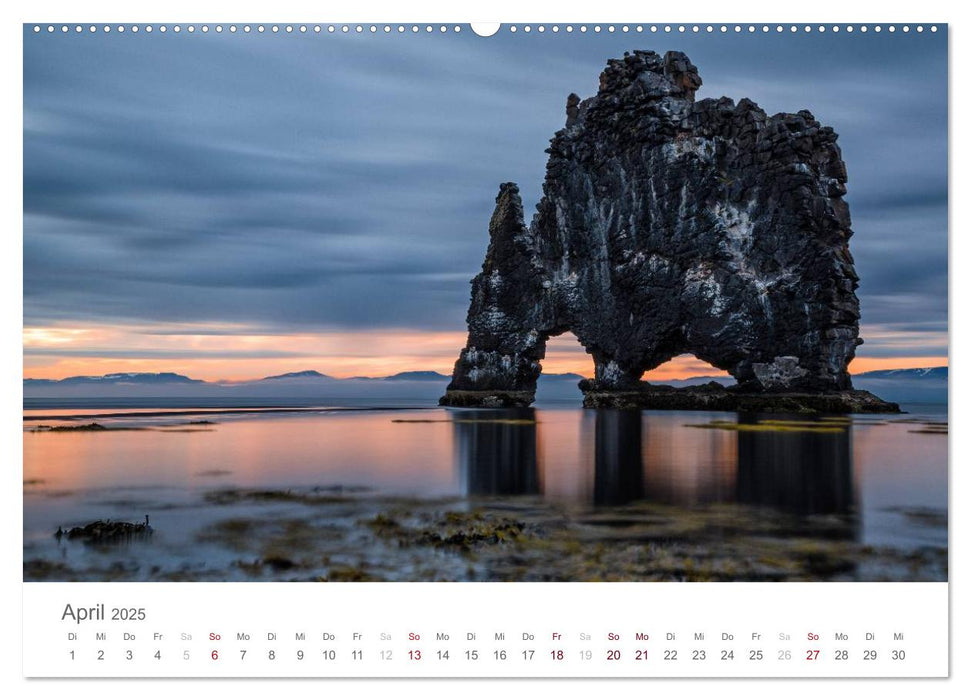 Island – Insel im magischen Licht (CALVENDO Wandkalender 2025)