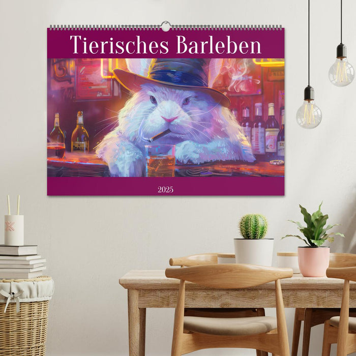 Tierisches Barleben (CALVENDO Wandkalender 2025)