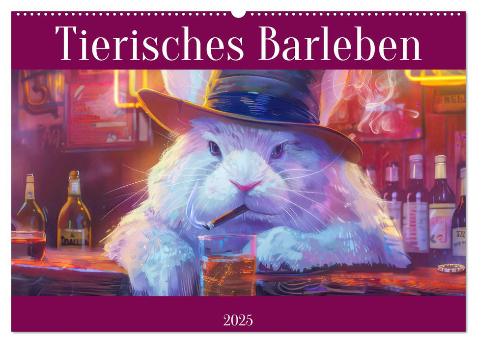 Tierisches Barleben (CALVENDO Wandkalender 2025)