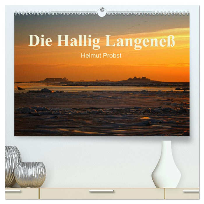 Die Hallig Langeneß / CH-Version (CALVENDO Premium Wandkalender 2025)