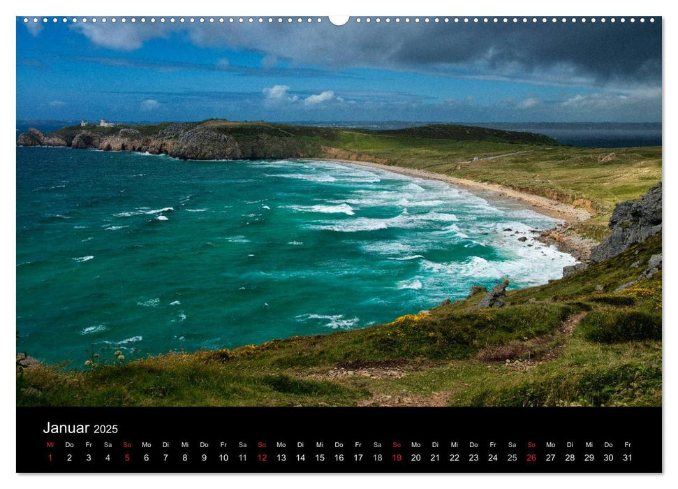 Die Bretagne - Eine Reise zum Ende der Welt / CH-Version (CALVENDO Premium Wandkalender 2025)