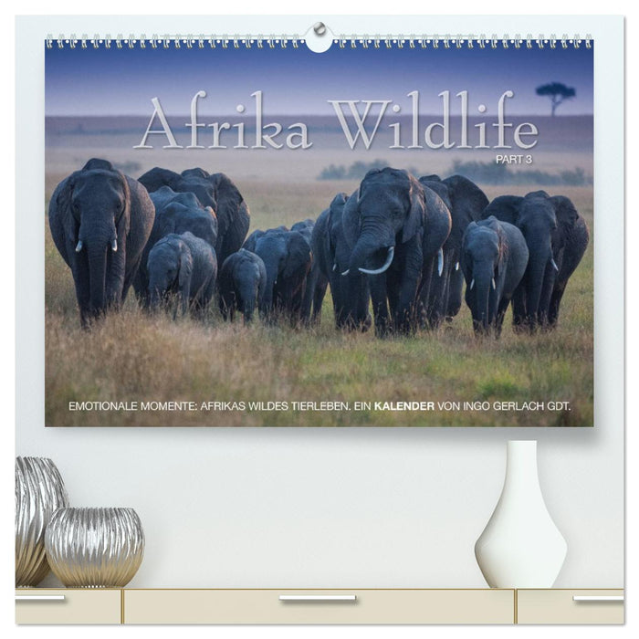 Emotionale Momente: Afrika Wildlife. Part 3. / CH-Version (CALVENDO Premium Wandkalender 2025)