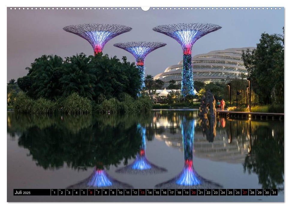 Singapur (CALVENDO Premium Wandkalender 2025)