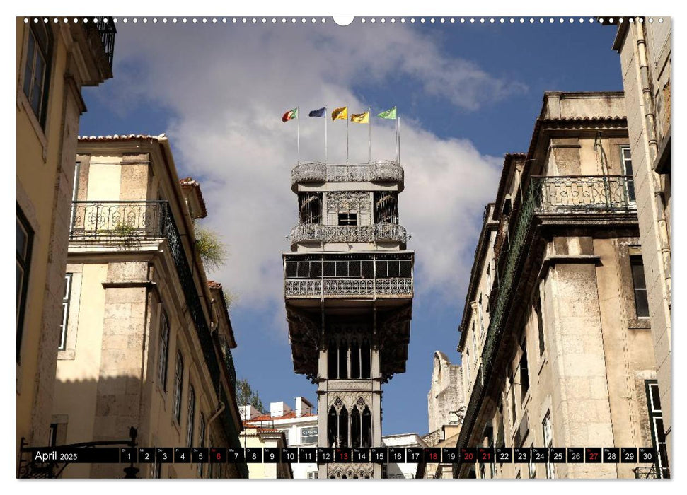 Lissabon - Portugal (CALVENDO Premium Wandkalender 2025)