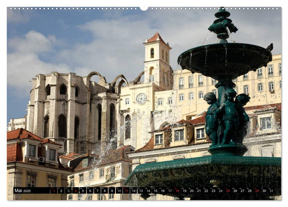 Lissabon - Portugal (CALVENDO Premium Wandkalender 2025)