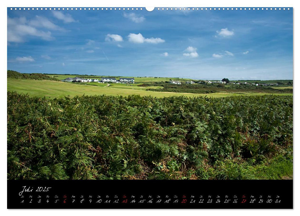 Wales - Pembrokeshire Coast Path (CALVENDO Premium Wandkalender 2025)