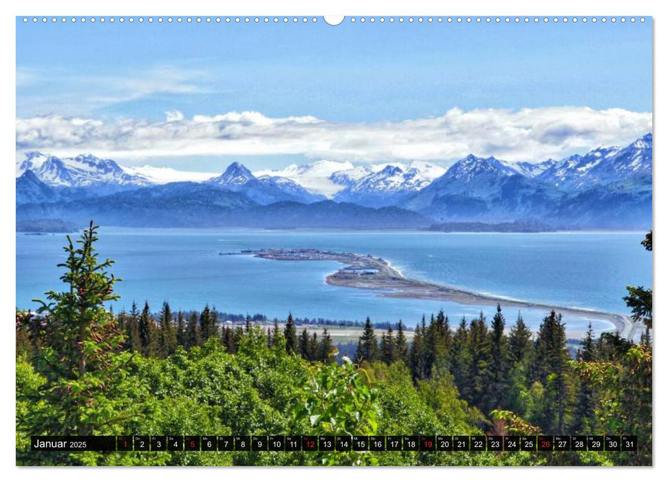 Alaska - Weites Land (CALVENDO Premium Wandkalender 2025)