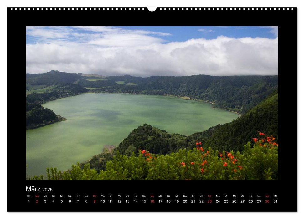 Azoren - São Miguel (CALVENDO Premium Wandkalender 2025)