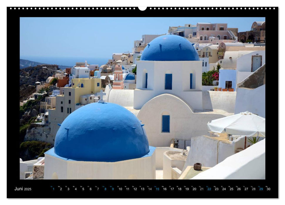 Santorini (CALVENDO Premium Wandkalender 2025)