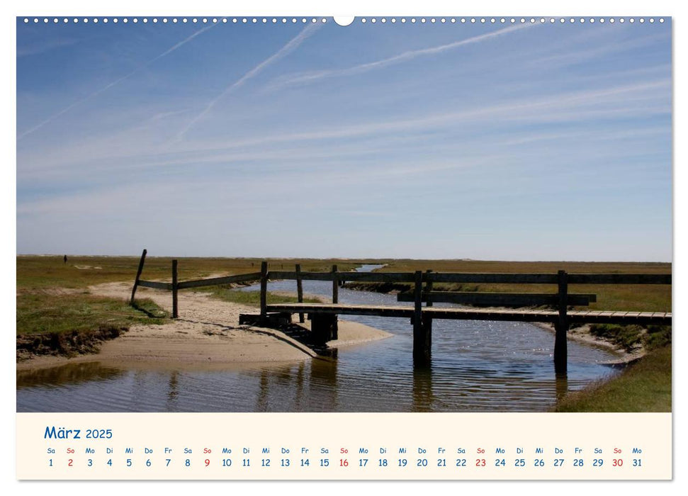 Urlaub auf Borkum (CALVENDO Wandkalender 2025)