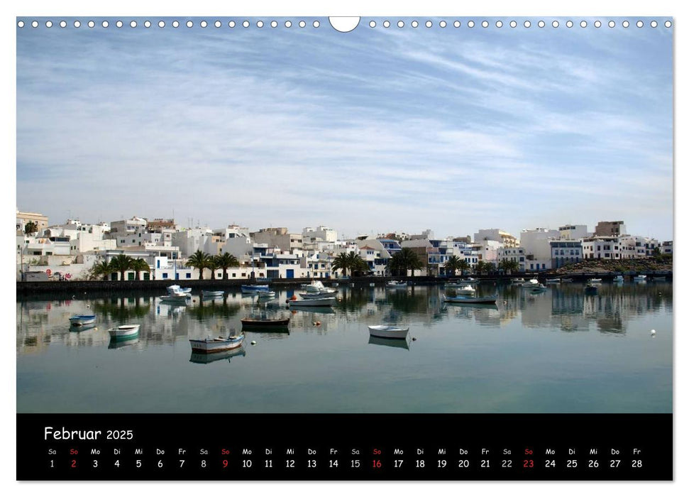 Lanzarote – Insel der Farben (CALVENDO Wandkalender 2025)