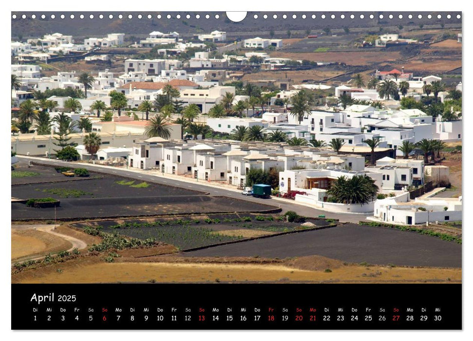 Lanzarote – Insel der Farben (CALVENDO Wandkalender 2025)