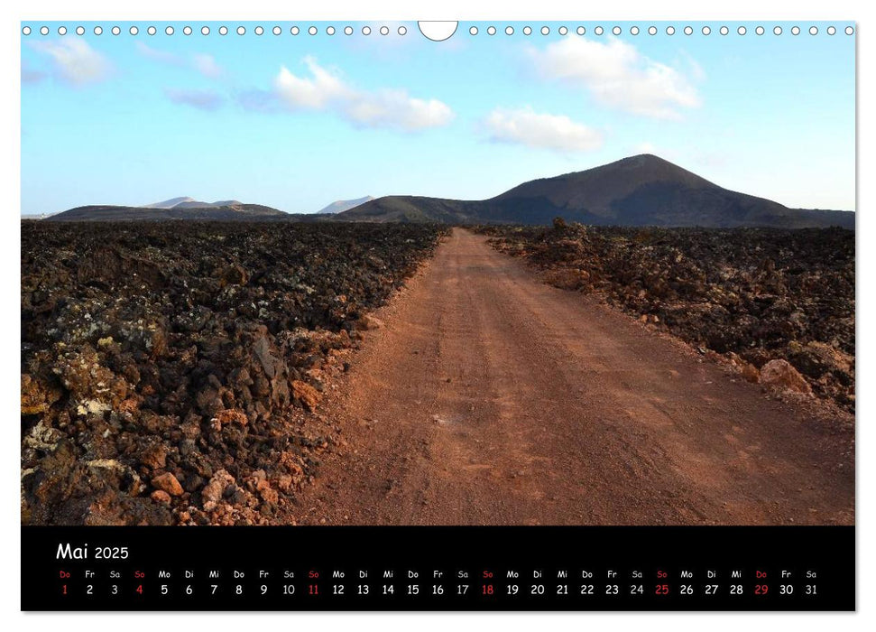 Lanzarote – Insel der Farben (CALVENDO Wandkalender 2025)