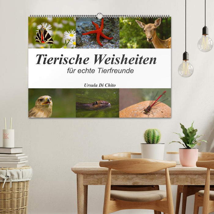 Tierische Weisheiten (CALVENDO Wandkalender 2025)