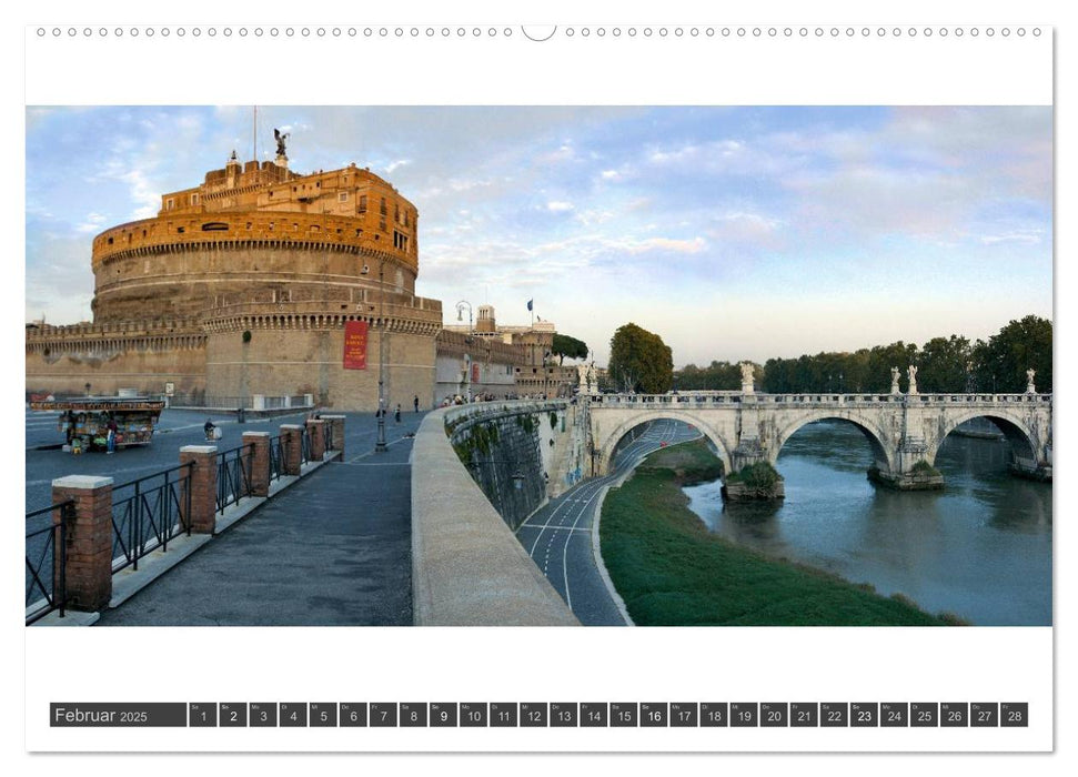 PANOROMA - Rom im Panorama (CALVENDO Premium Wandkalender 2025)