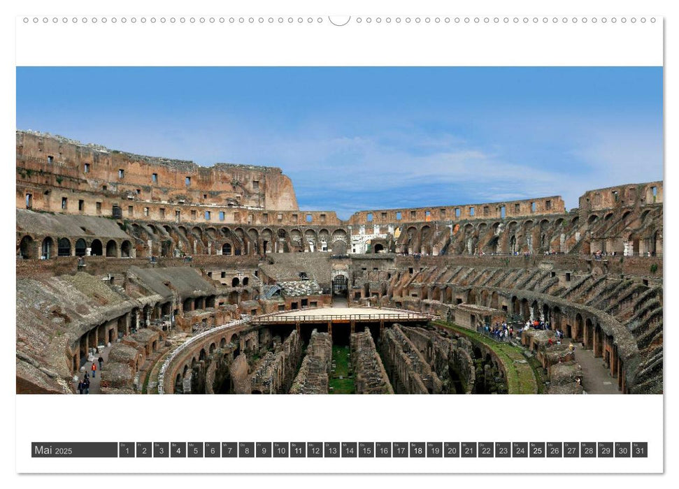 PANOROMA - Rom im Panorama (CALVENDO Premium Wandkalender 2025)