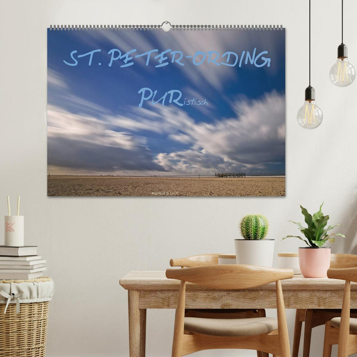 ST. PETER-ORDING PURistisch (CALVENDO Wandkalender 2025)