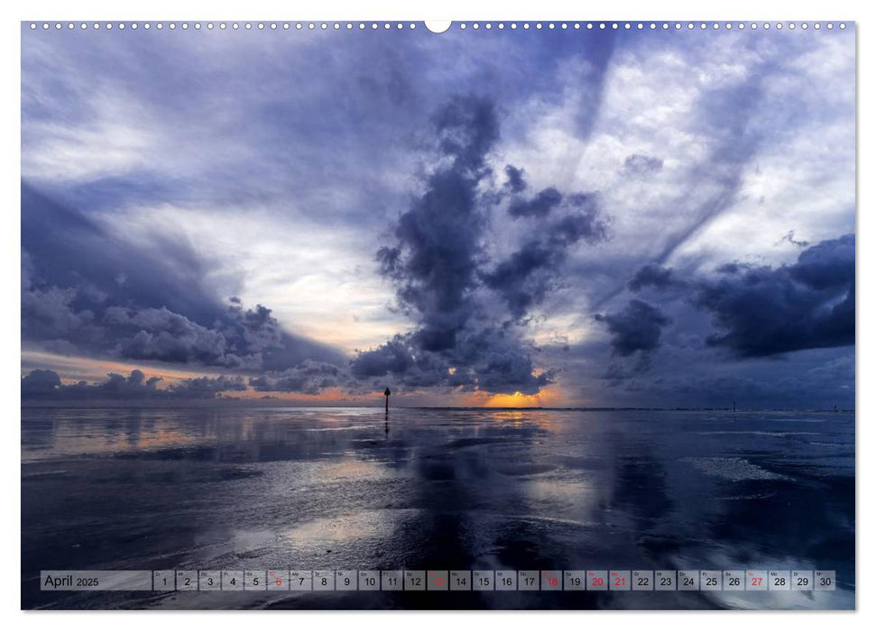 ST. PETER-ORDING PURistisch (CALVENDO Wandkalender 2025)