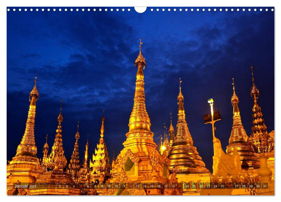 Myanmar ist wunderbar (CALVENDO Wandkalender 2025)