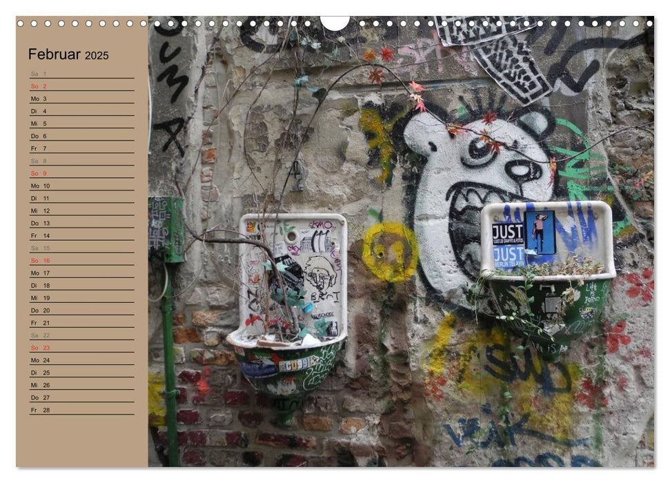 Street-Art Berlin (CALVENDO Wandkalender 2025)