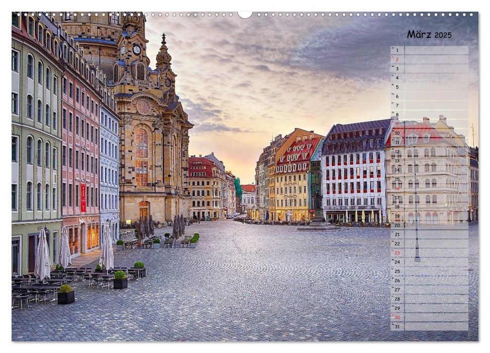 Dresden 2025 / Geburtstagskalender (CALVENDO Wandkalender 2025)