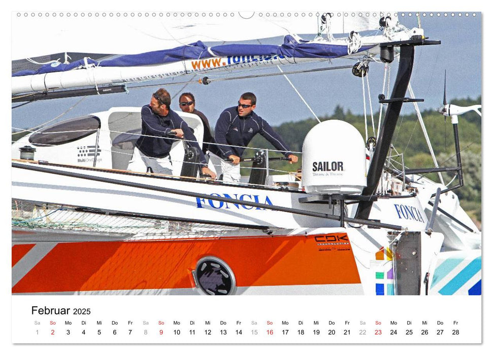 Gigantische Segel-Trimarane (CALVENDO Premium Wandkalender 2025)