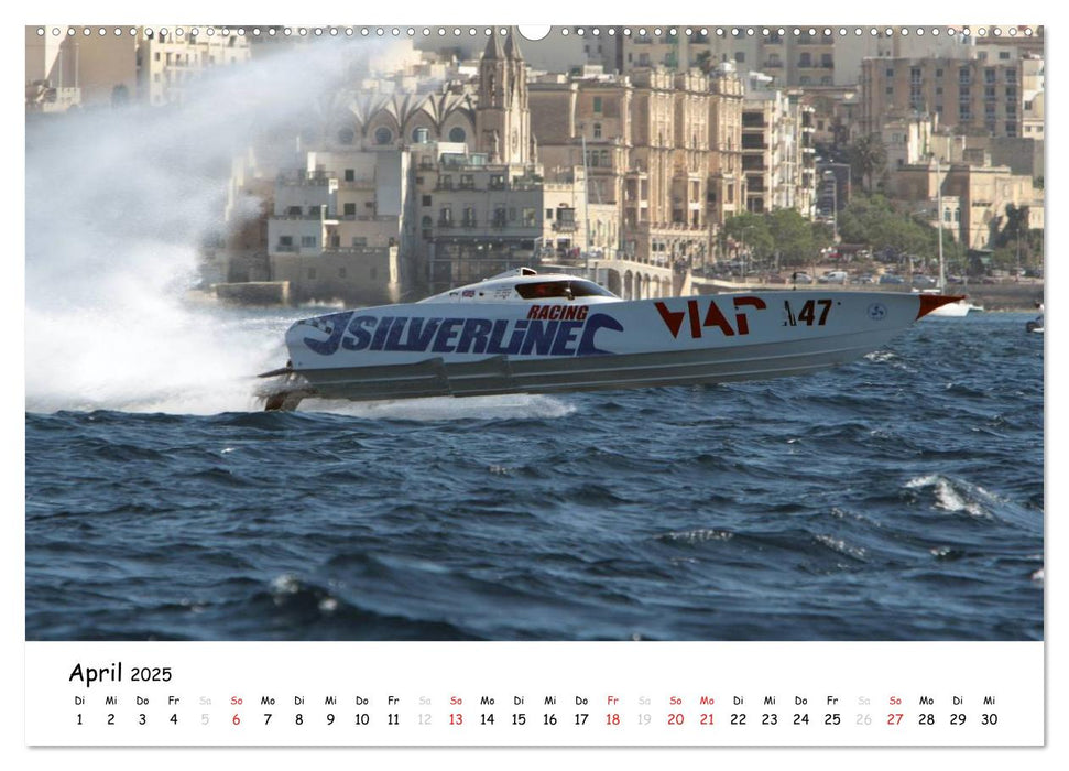 Offshore Powerboats (CALVENDO Premium Wandkalender 2025)