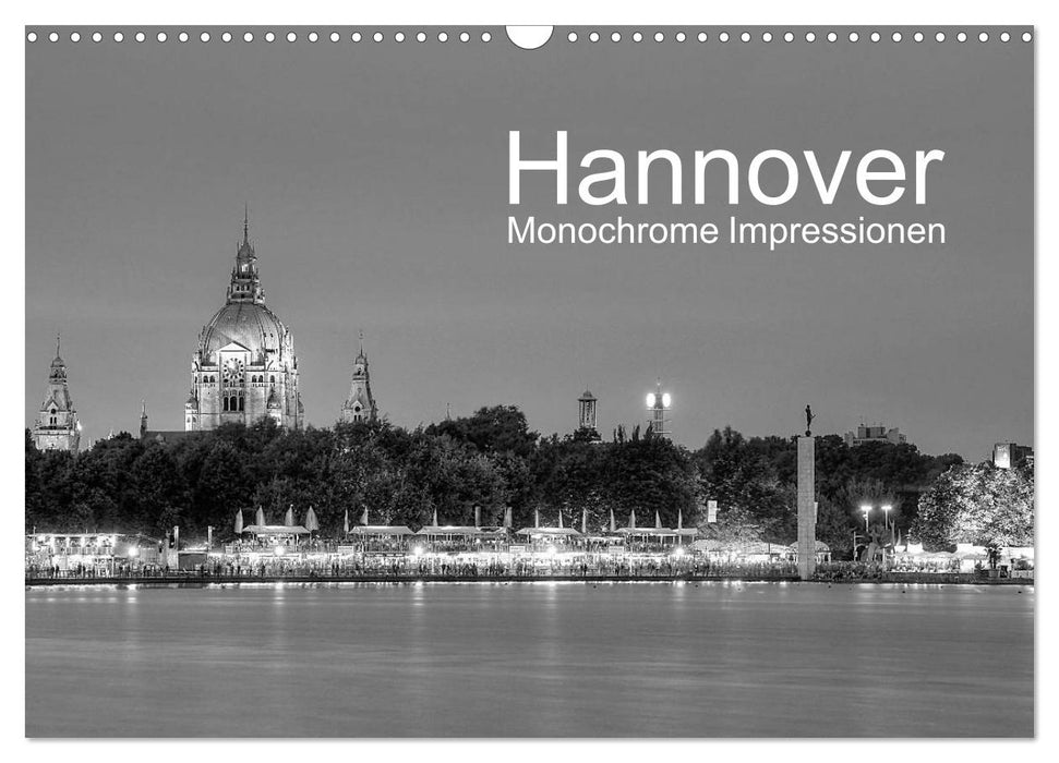 Hannover Monochrome Impressionen (CALVENDO Wandkalender 2025)