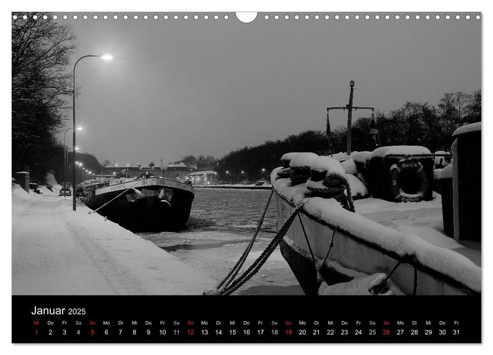 Hannover Monochrome Impressionen (CALVENDO Wandkalender 2025)