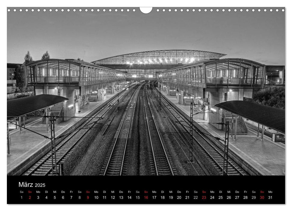 Hannover Monochrome Impressionen (CALVENDO Wandkalender 2025)