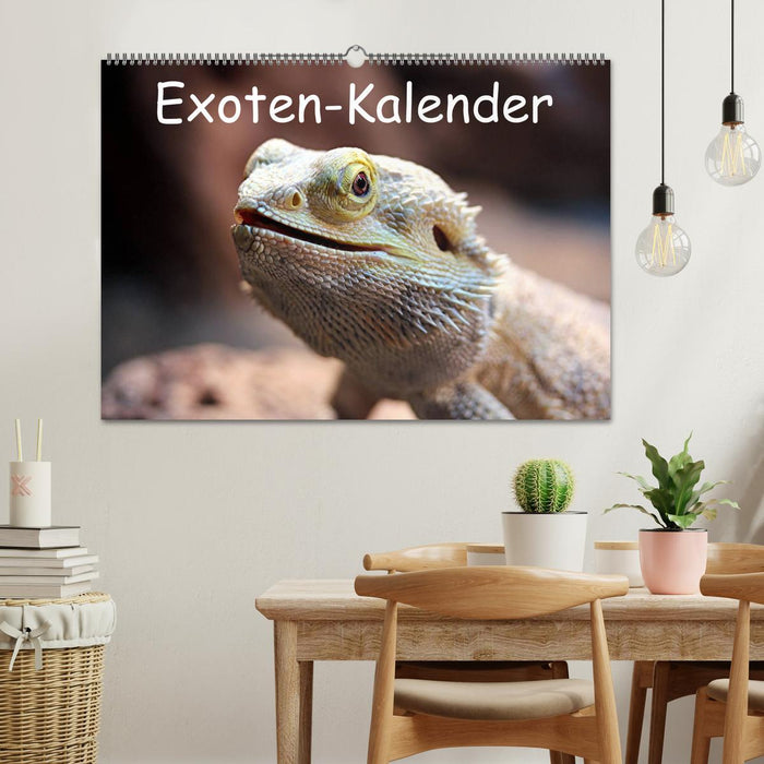 Exoten-Kalender (CALVENDO Wandkalender 2025)