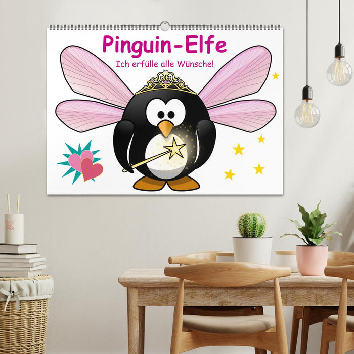 Pinguin-Elfe (CALVENDO Wandkalender 2025)