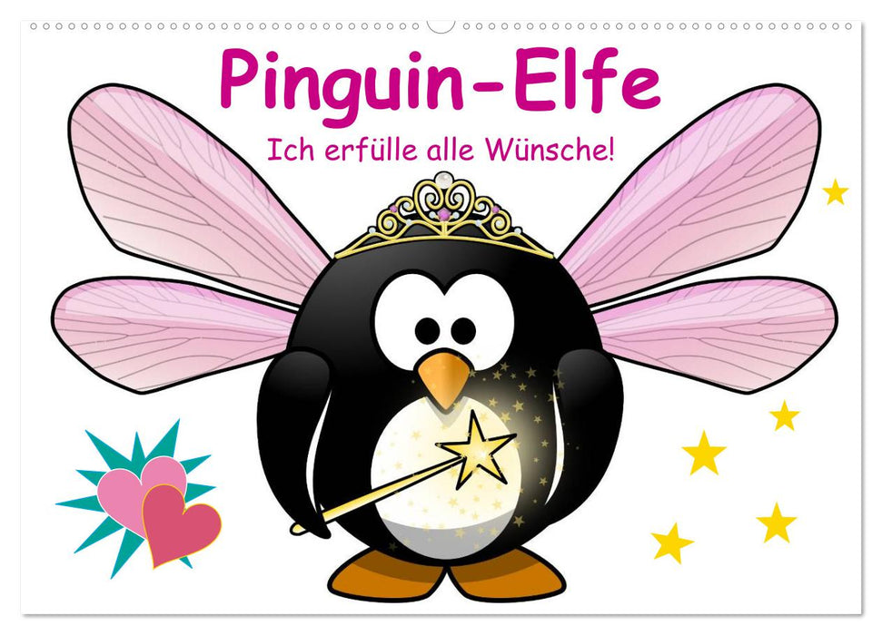 Pinguin-Elfe (CALVENDO Wandkalender 2025)