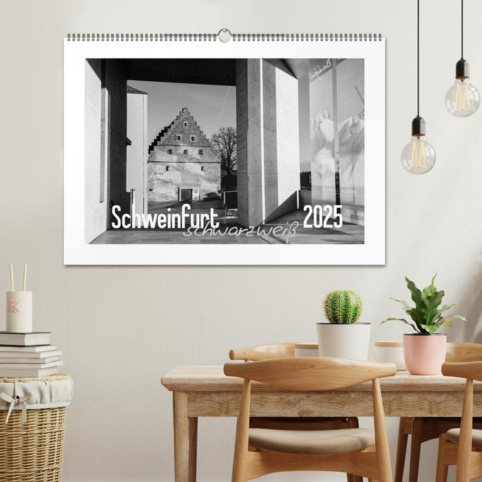 Schweinfurt schwarzweiß (CALVENDO Wandkalender 2025)