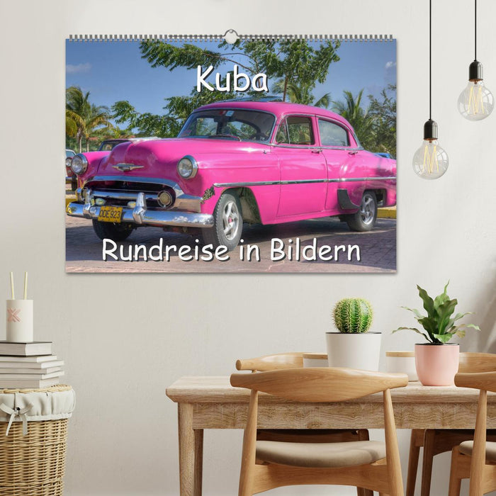 Kuba - Rundreise in Bildern (CALVENDO Wandkalender 2025)