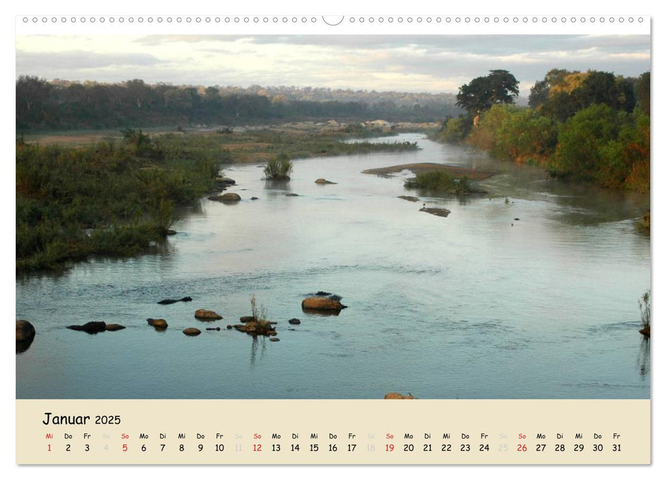 Süd Afrika - vom Krüger Nationalpark bis nach Kapstadt (CALVENDO Wandkalender 2025)