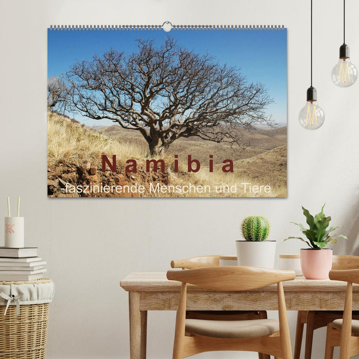 Namibia - faszinierende Menschen und Tiere (CALVENDO Wandkalender 2025)