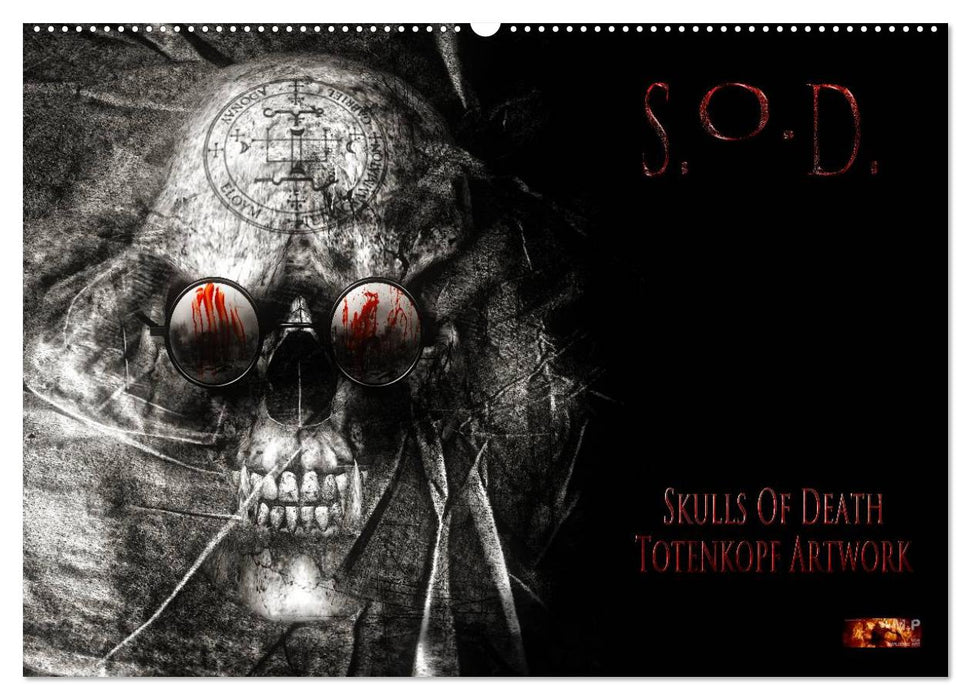 S.O.D. - Skulls Of Death Vol. II - Totenkopf Artworks (CALVENDO Wandkalender 2025)