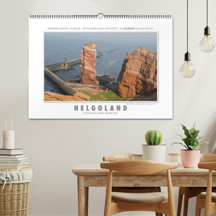 Emotionale Momente: Helgoland – Deutschlands einzige Hochseeinsel. (CALVENDO Wandkalender 2025)