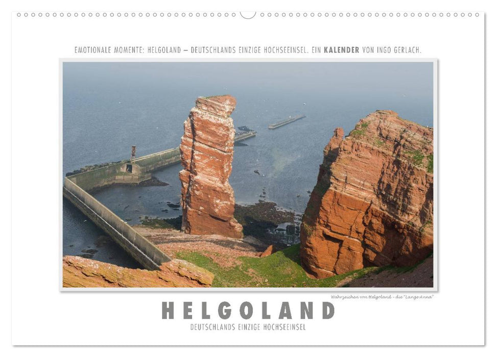 Emotionale Momente: Helgoland – Deutschlands einzige Hochseeinsel. (CALVENDO Wandkalender 2025)