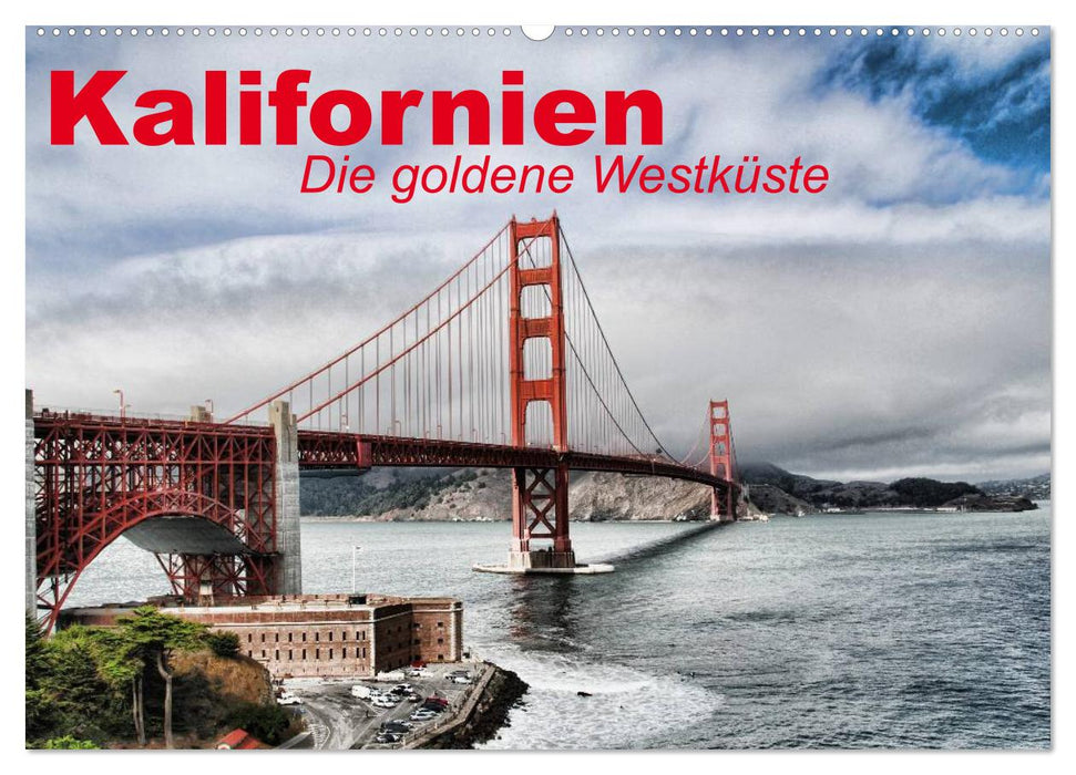 Kalifornien • Die goldene Westküste (CALVENDO Wandkalender 2025)